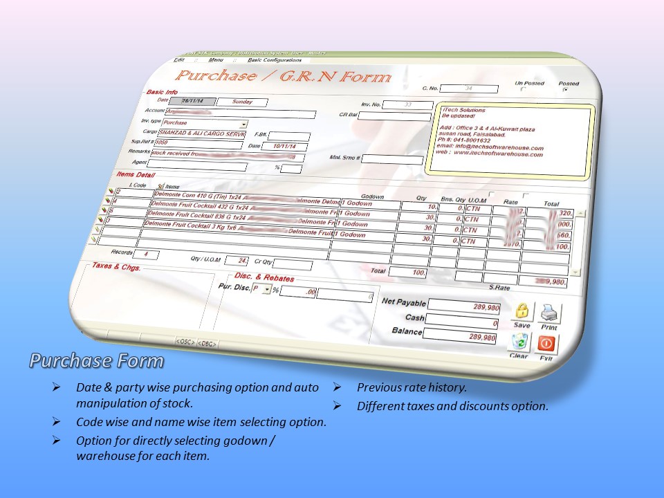 Purchase Form