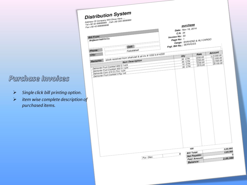 Purchase Report