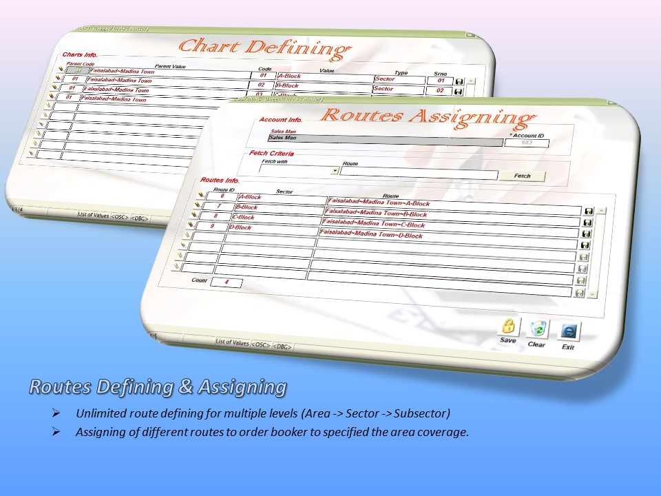 Route Defining Assigning